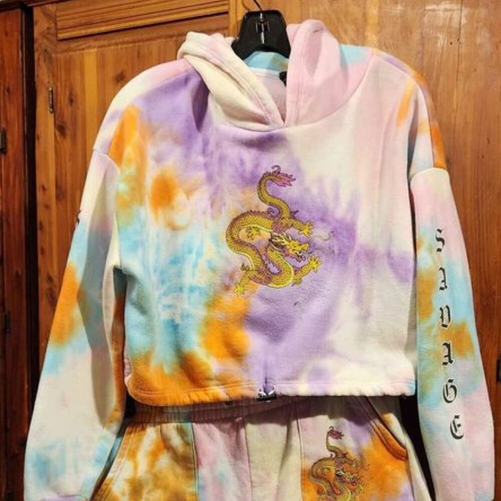 Plus size Rue21Golden dragon Tie-dye Set (L/XL)